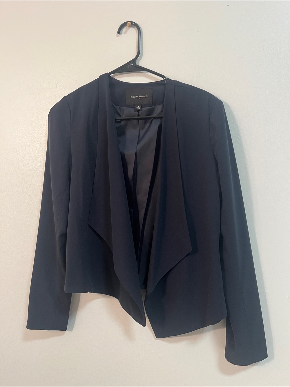 Banana Republic Women's Navy Open-Front Blazer